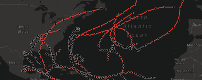 atlantic hurricane catalog geojson