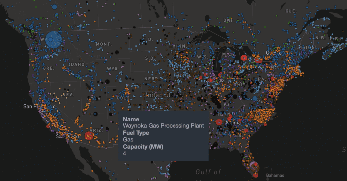 global power plant database