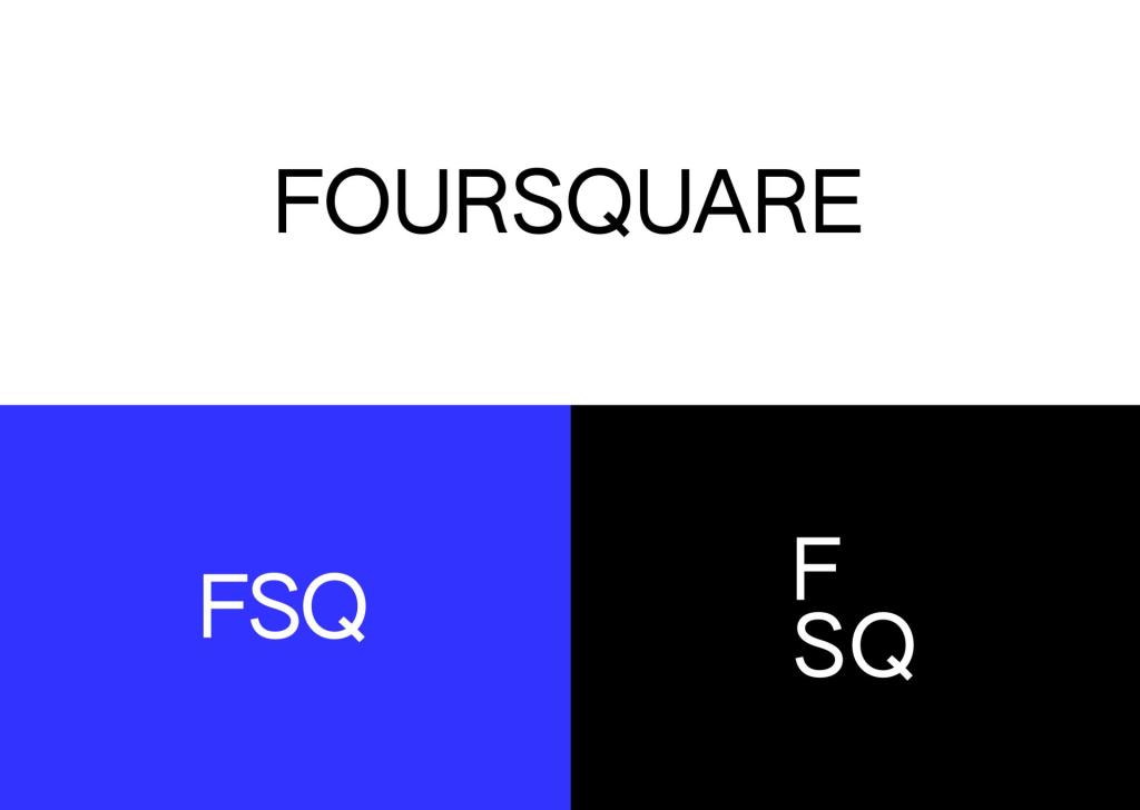 Foursquare logo - Fonts In Use