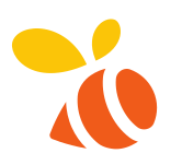 Swarm bee logo
